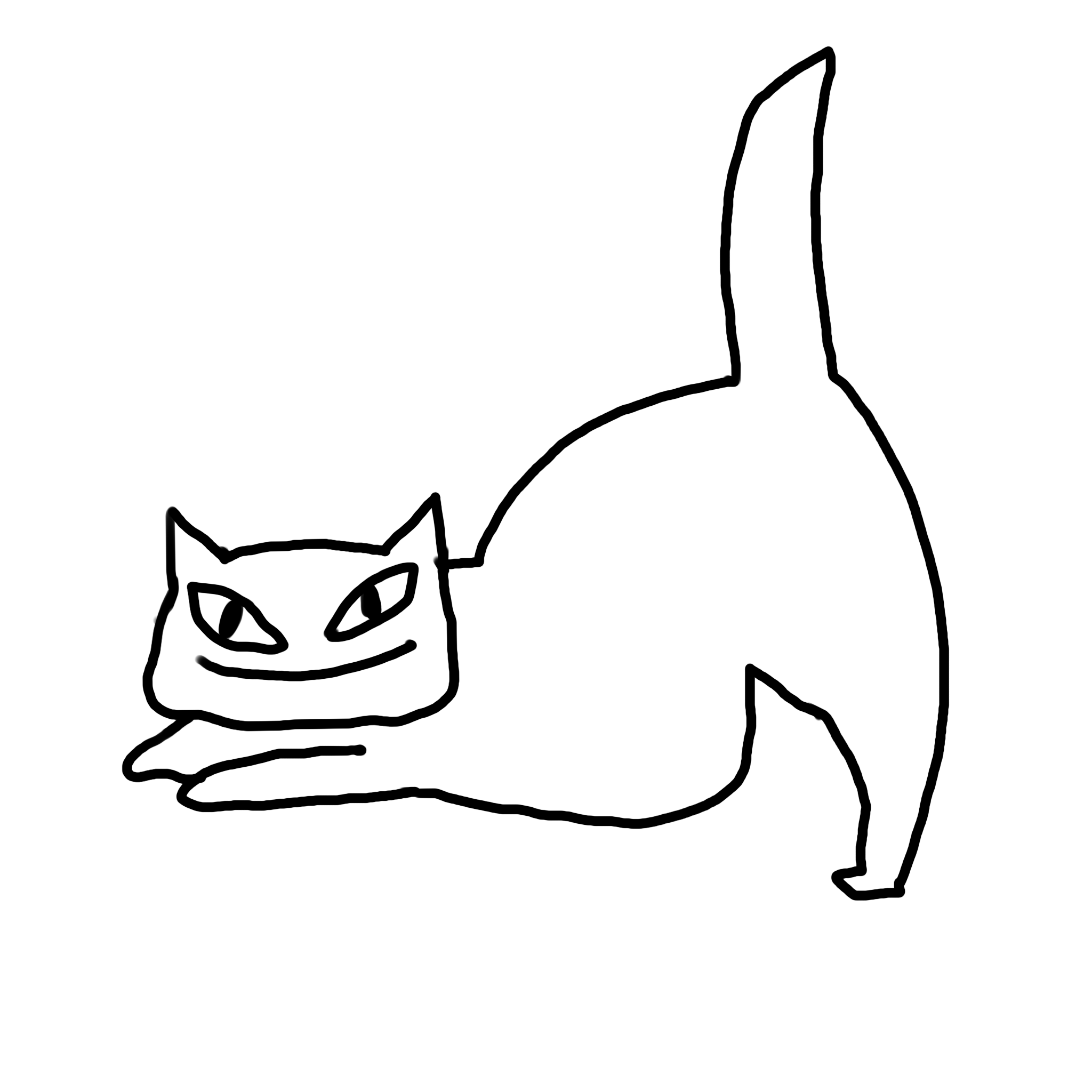 Cat drawing
